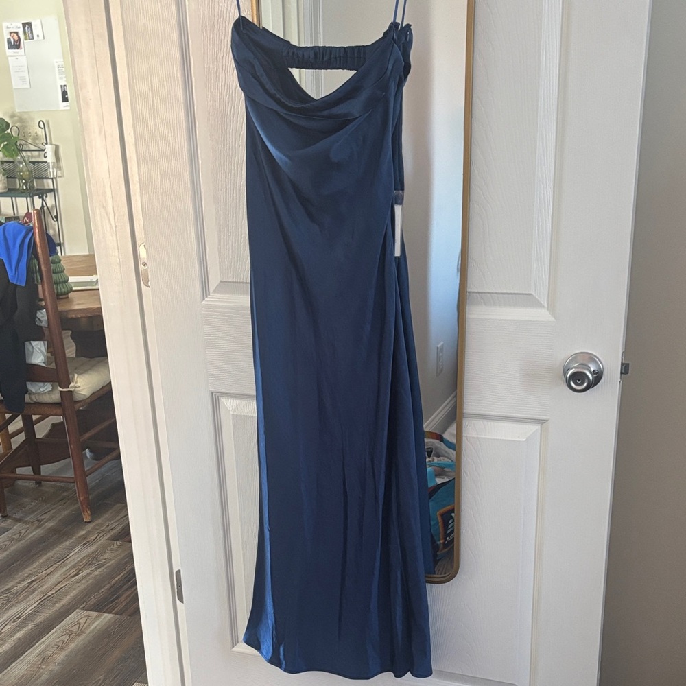 Elegant Blue Women's Dress